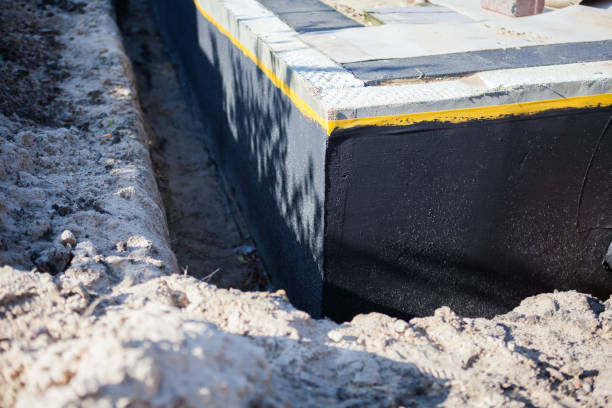 Professional Exterior Waterproofing technician working in Hutchinson, MN